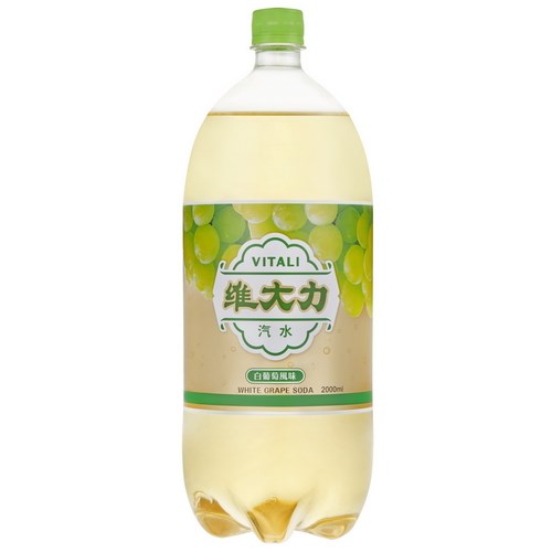 2000ml維大力白葡萄風味汽水